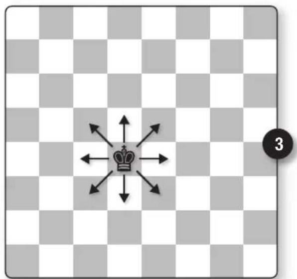 Schmidt Schach - El rey - 1