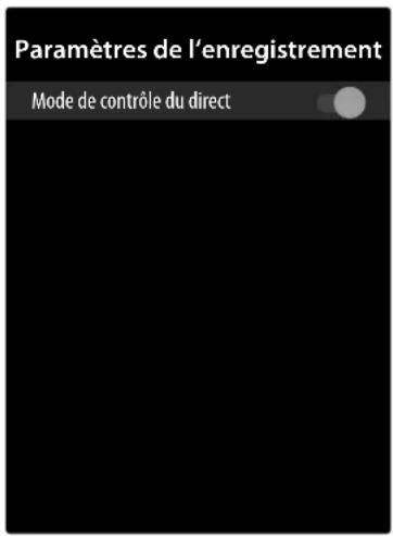 MEDION LIFE X14355 (MD 31476) - Menu Mode de contrôle du direct - 1