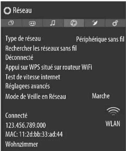 MEDION LIFE P14313 (MD 30020) - Menu Réseau - 1