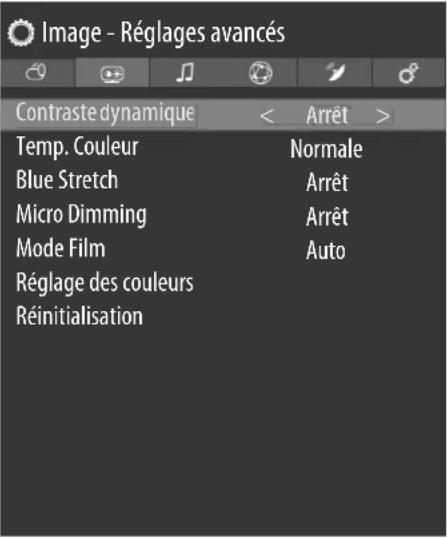 MEDION LIFE P14313 (MD 30020) - Menu Bild lors de l'utilisation du VGA/PC en tant que source - 2