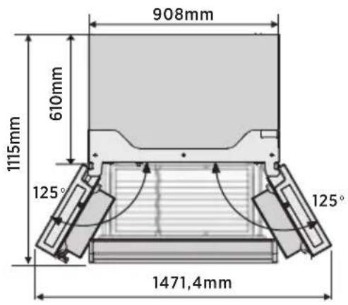 HISENSE RF749N4SWSE - Apertura e Chiusura Porte - 1