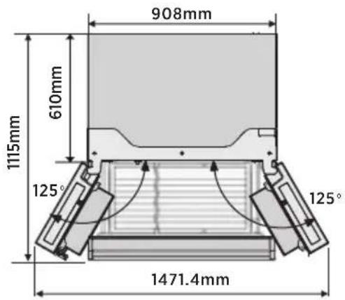 HISENSE RF749N4SWSE - Opening and Closing Doors - 1