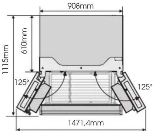 HISENSE RF749N4SWSE - Openen en Sluiten van de Deuren - 1