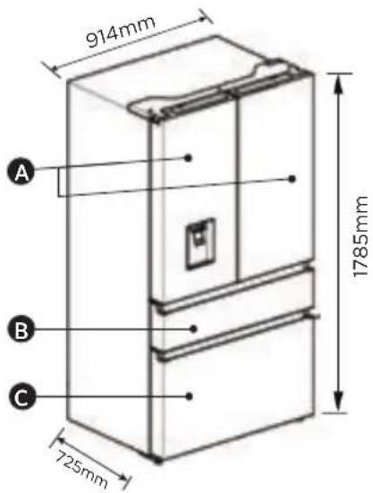 HISENSE RF749N4SWSE - Temperature - 1