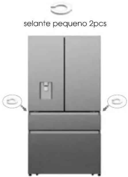 HISENSE RF749N4SWSE - Alinhe as Portas (se necessário) - 1