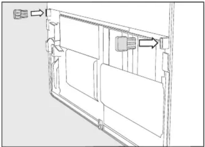MIELE FN 4844 C - Monter les entretoises murales jointes - 1