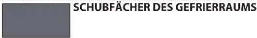 SCHUBFÄCHER DES GEFRIERRAUMS