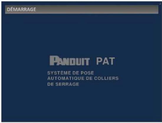 DÉMARRAGE PANDUIT PAT SYSTÈME DE POSE AUTOMATIQUE DE COLLIERS DE SERRAGE