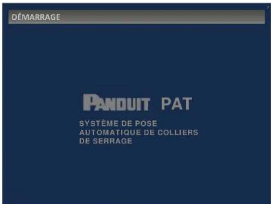 DÉMARRAGE PANDUIT PAT SYSTÈME DE POSE AUTOMATIQUE DE COLLIERS DE SERRAGE