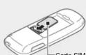 SAMSUNG GT-E1205Y - Insérer la carte SIM et la batterie - 2