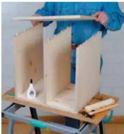 WOLFCRAFT 4642 - L'assemblage en T avec le guide de perçage universel - 7