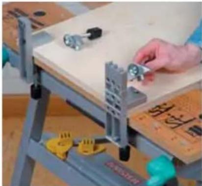 WOLFCRAFT 4642 - L'assemblage d'angle avec le guide de perçage universel - 2