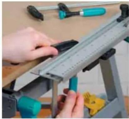 WOLFCRAFT 4642 - L'assemblage d'angle avec la règle de perçage en série - 2