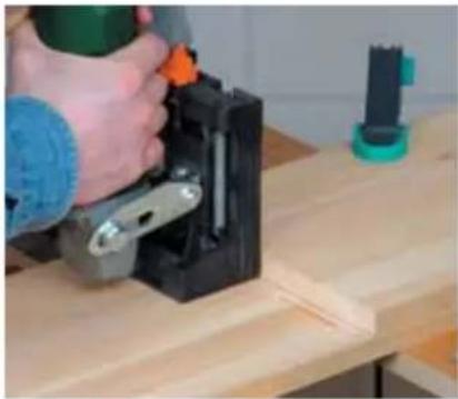 WOLFCRAFT 4642 - L'assemblage en T avec le guide de fraisage à lamelles - 2