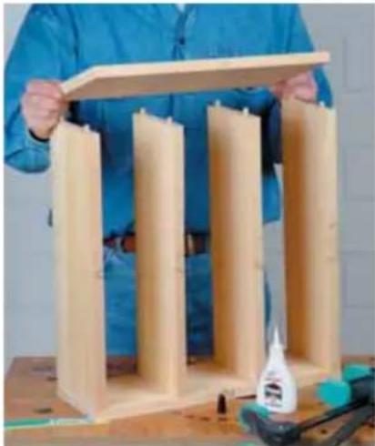 WOLFCRAFT 4642 - Encollez correctement les assemblages à tourillons. - 2