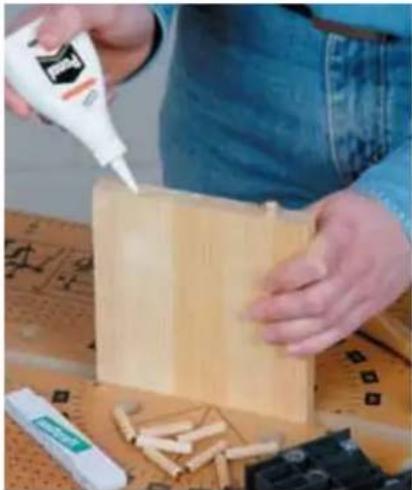 WOLFCRAFT 4642 - Encollez correctement les assemblages à tourillons. - 1