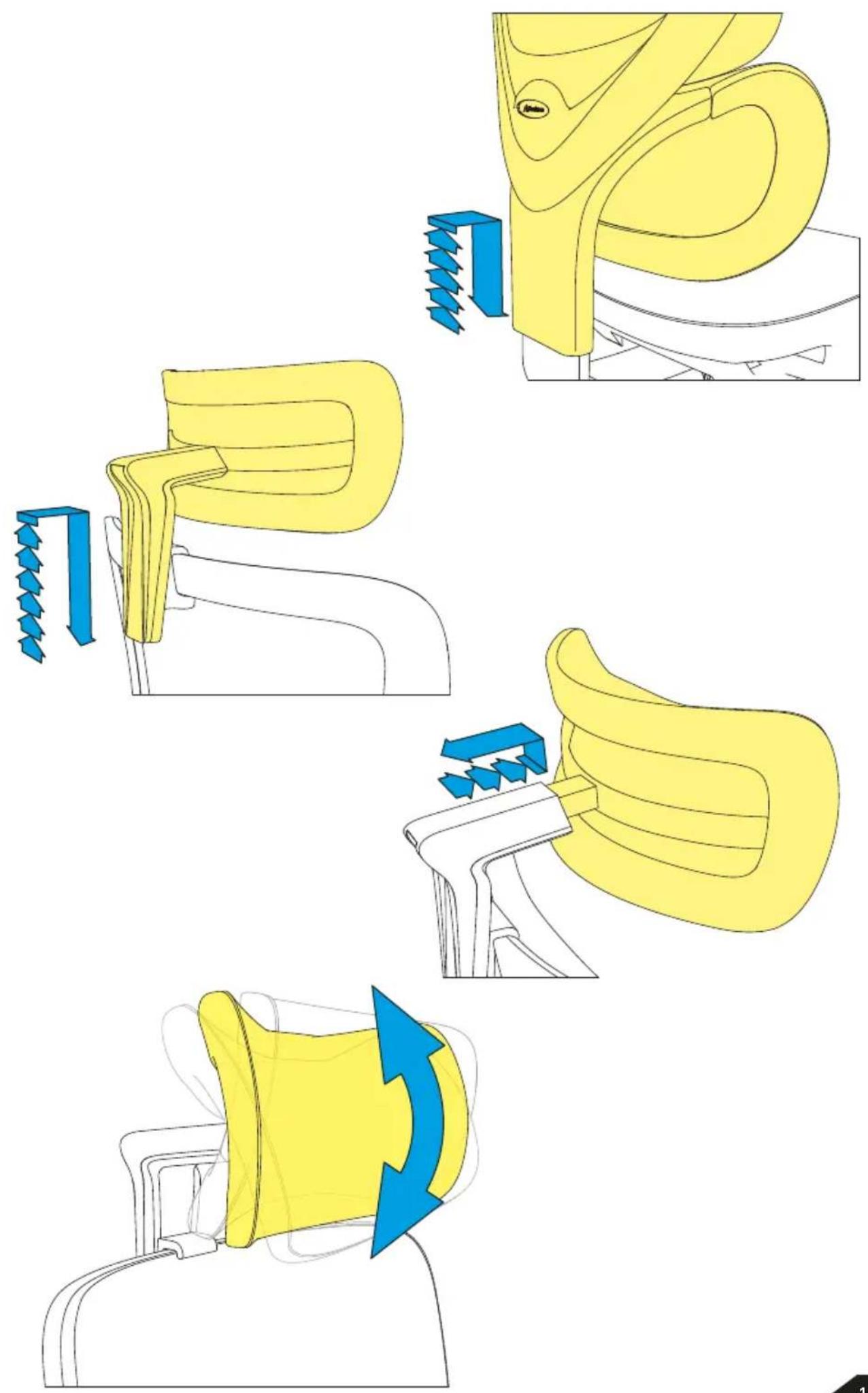 Sharkoon OfficePal C30M - Réglages précis - 1