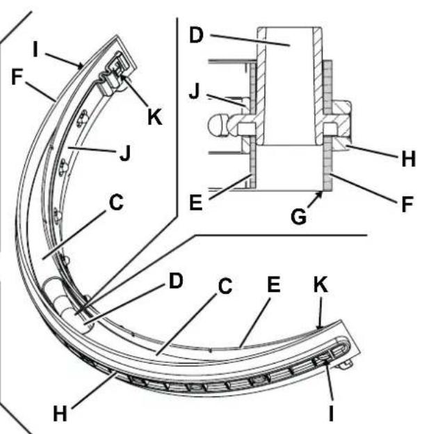 NILFISK SC351 - CONTRÔLE ET REMPLACEMENT DES LAMELLES EN CAOUTCHOUC DE L'EMBOUCHURE - 2