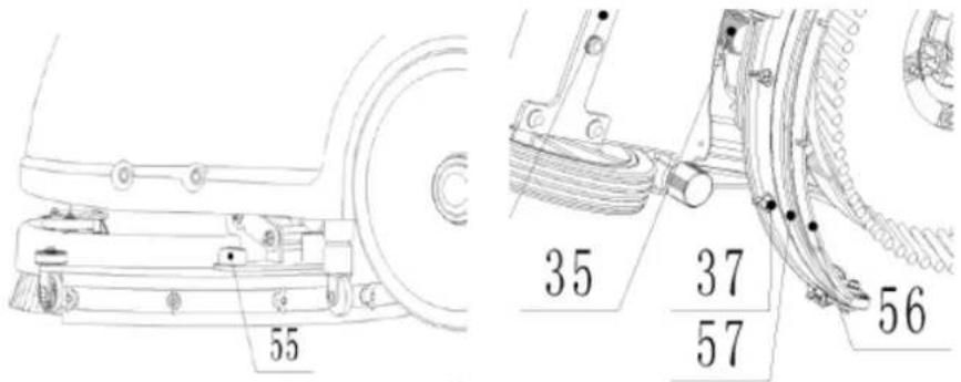 NILFISK AS380 - Εγκατάσταση μάκτρου - 1