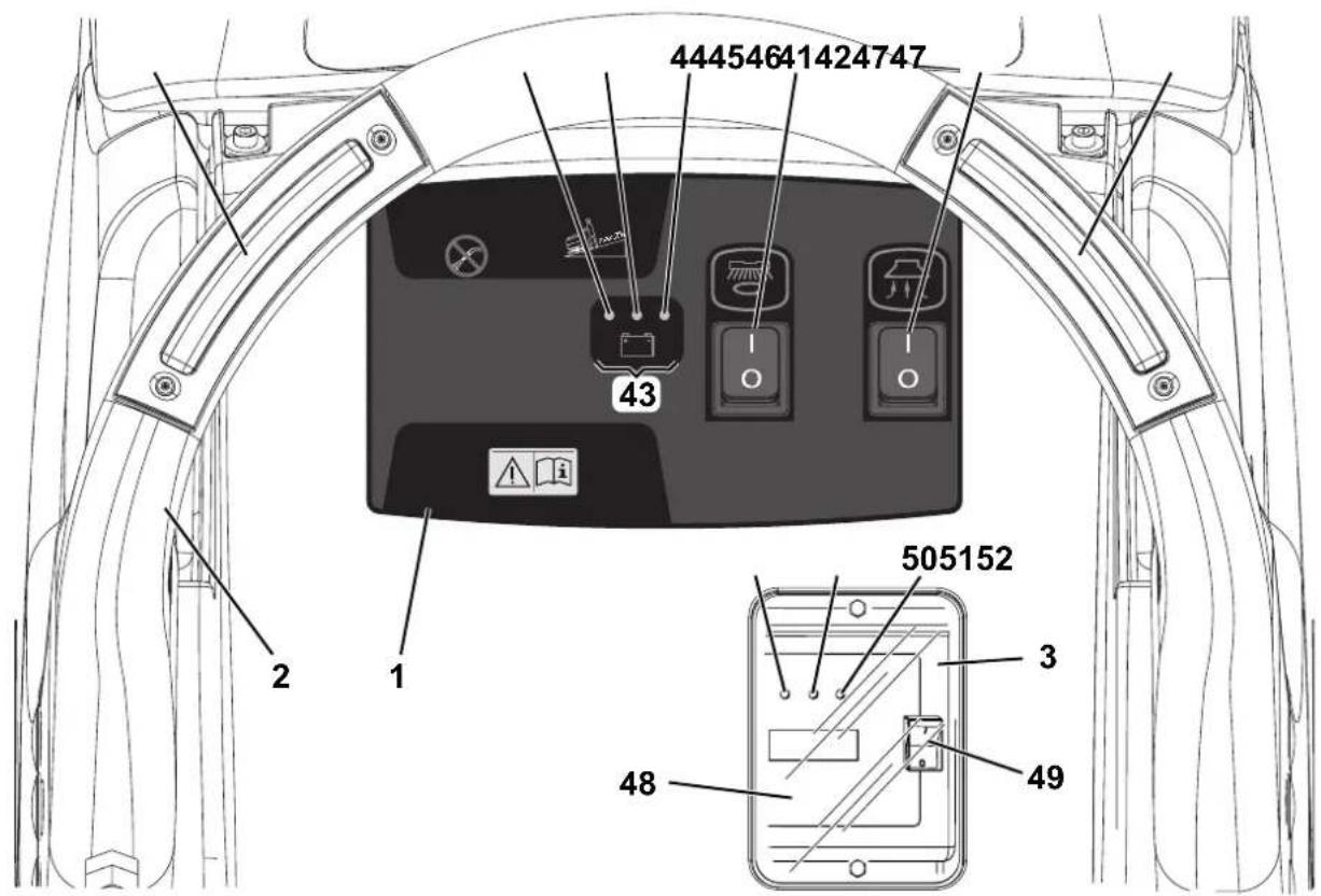 NILFISK SC450 - CONTROL PANEL - 1