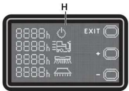NILFISK SC2000 - Alarmgeheugenscherm (G, Afb. 8) - 2