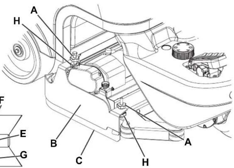 NILFISK BR652 - Assembly and height adjustment - 2