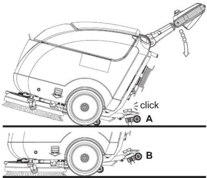 NILFISK SC400 - Heben der Sauglippe - 1