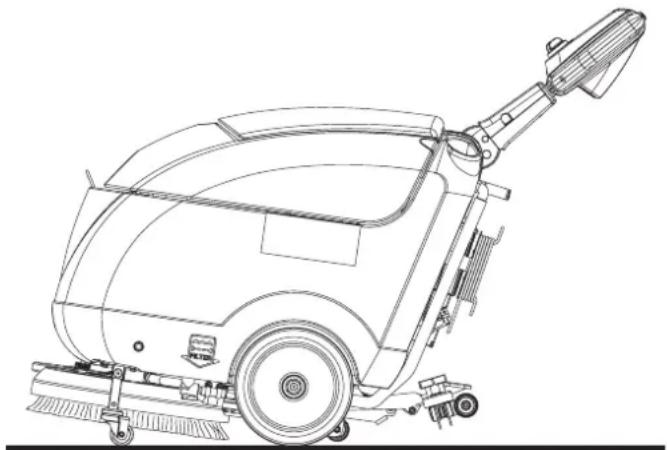 NILFISK SC400 - DE MACHINE TRANSPORTEREN/PARKEREN - 1