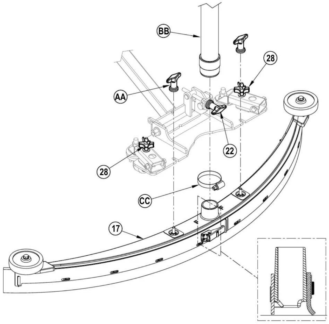 NILFISK SC6500 - INSTALLATION DE LA RACLETTE - 1
