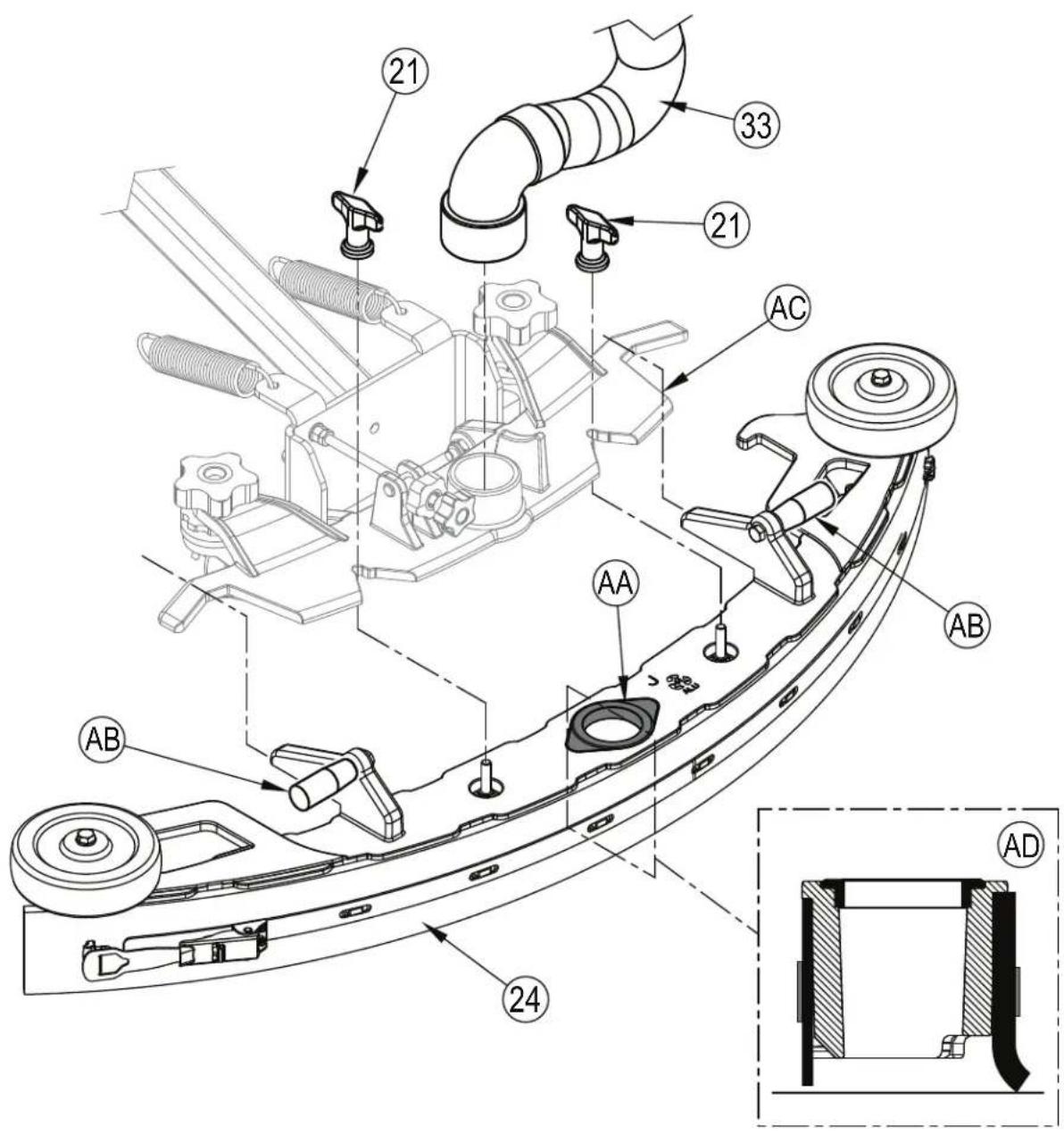 NILFISK SC6000 - INSTALLATION DE LA RACLETTE - 1