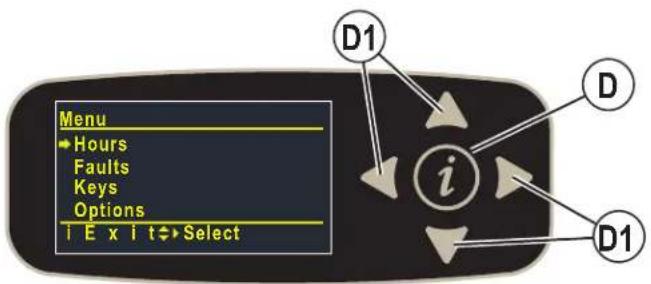 NILFISK SC6000 - Display Menü - 1
