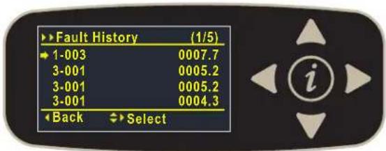 NILFISK SC6000 - HISTORIQUE DES CODES D'ERREUR - 6