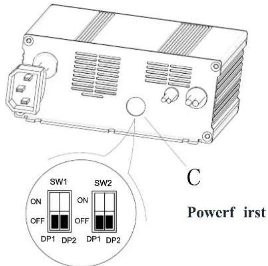 NILFISK Viper AS530R - Batterityp DIP-switchar - 3