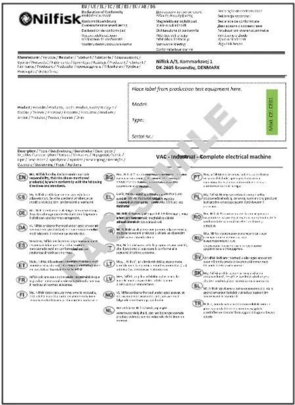 NILFISK VHC120 - Page left intentionally blank - 18