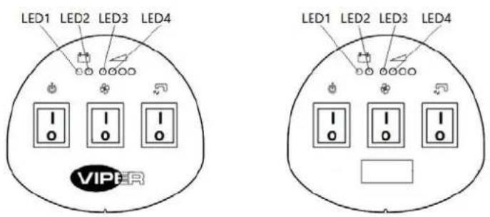 NILFISK Viper AS430 - Accutype dipswitches (SPE) - 4