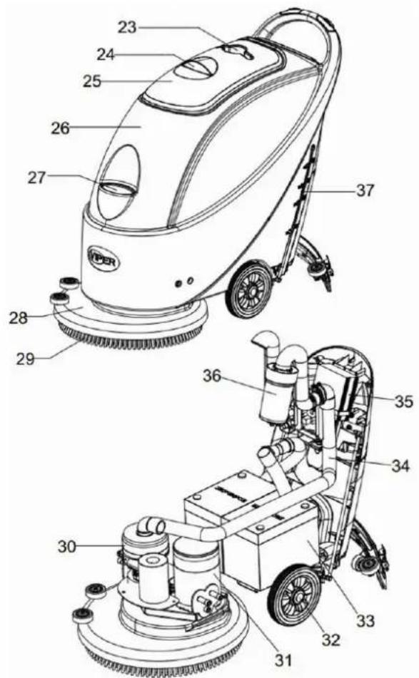 NILFISK Viper AS430 - IPYSPIP'ANΔA ΓΔTTRH ROPTWORU MYOAIAXO - 1