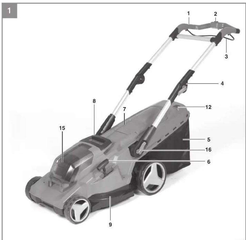 EINHELL GP-CM 36/41 Li - 1