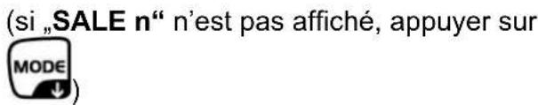 Kern PFB 200-3 - D'abord faire sur la balance les réglages suivants: - 10