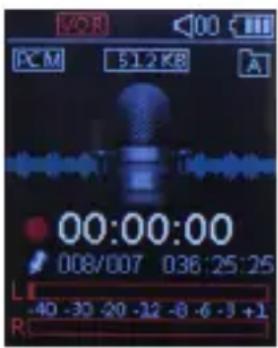 TIE Audio Mobile Digital Recorder - RECORDING SETTINGS - 1