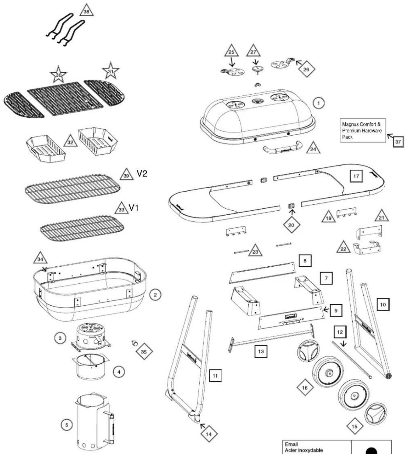 BARBECOOK Magnus Premium - MAGNUS PREMIUM - 1