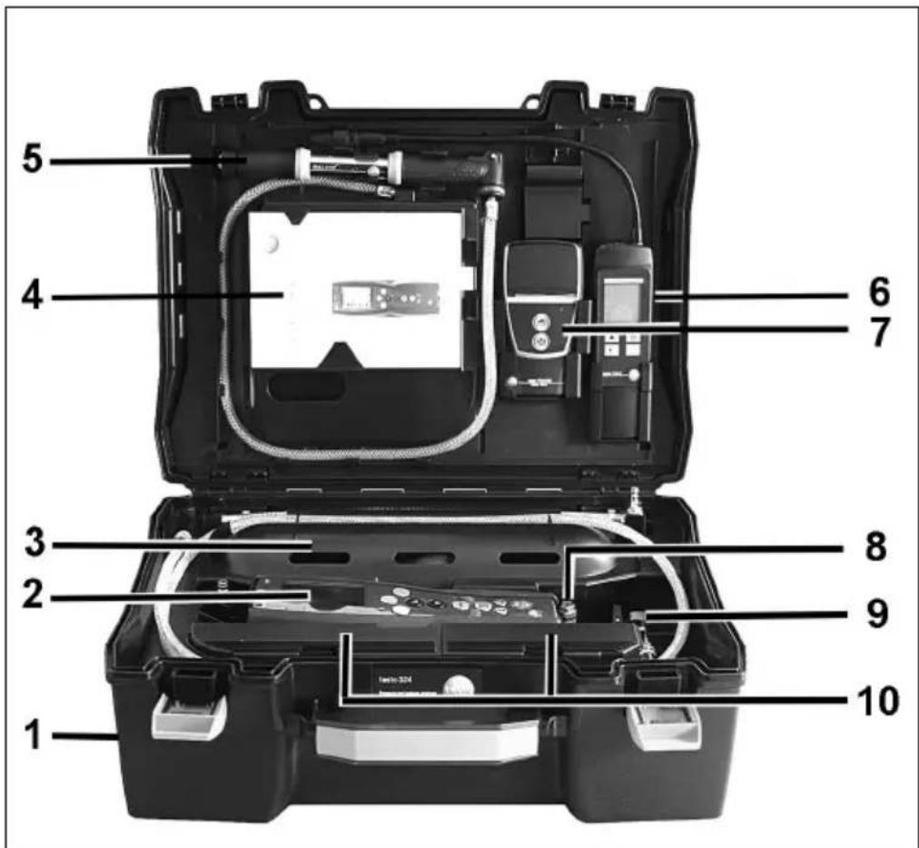 Testo 324 - testo 324 avec coffret et dispositif d'injection - 1