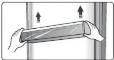 Everglades EVUD4031 - Positionnement des étagères de porte - 1