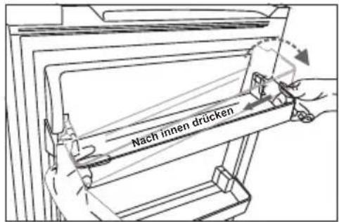 Nach innen drücken