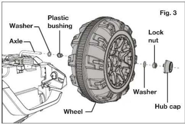 Snow Joe 24V-SUV1 - Wheel Assembly - 2