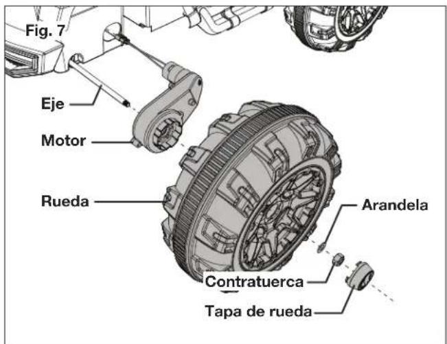 Snow Joe 24V-SUV1 - Ensamblado de rueda - 6