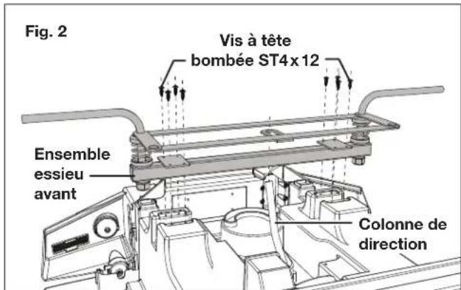 Snow Joe 24V-SUV1 - Assemblage des roues - 1