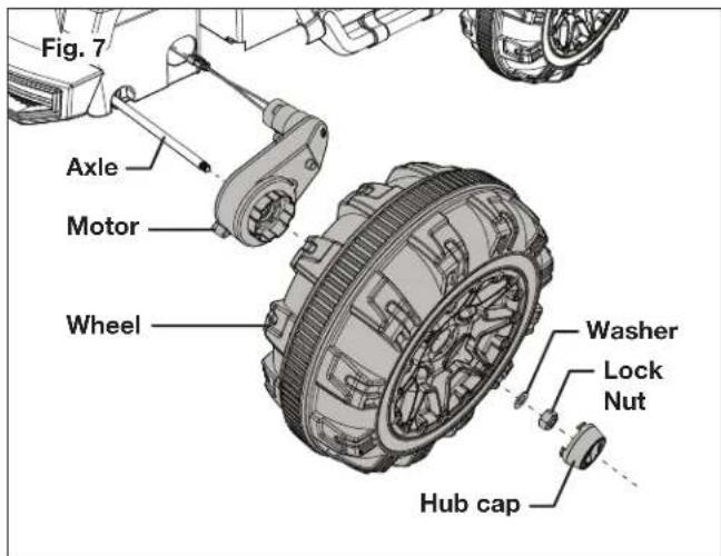 Snow Joe 24V-SUV1 - Wheel Assembly - 6