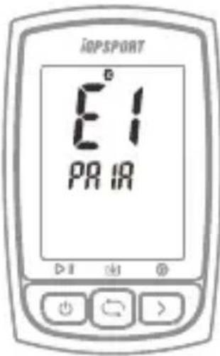 iGPSport iGS50S - ASSOCIER VOTRE SMARTPHONE (MODE DE RÉGLAGE E1) - 1