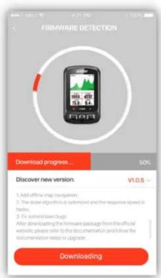 iGPSport iGS620 - Mise à jour automatique du firmware - 1