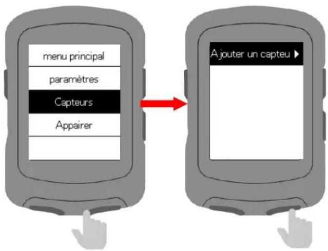 iGPSport iGS520 - Connexion avec les capteurs - 1